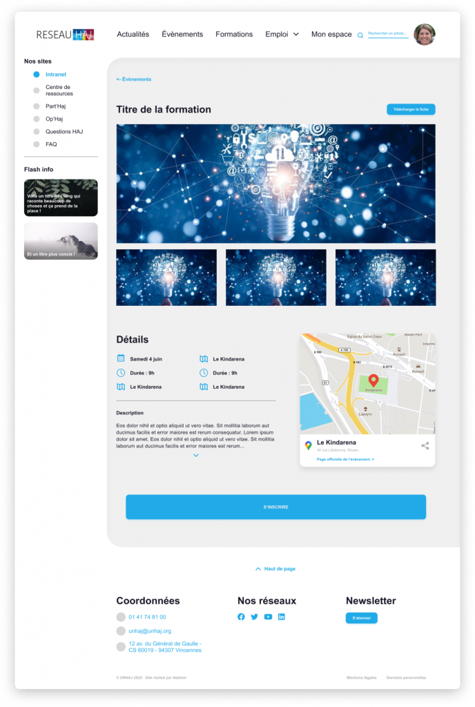 INSCRIPTION FORMATION