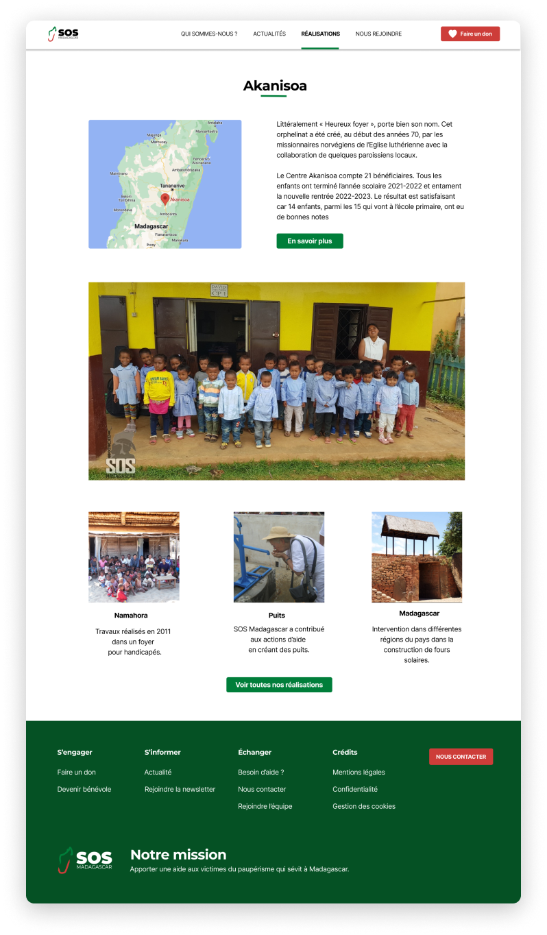 Page d'un article